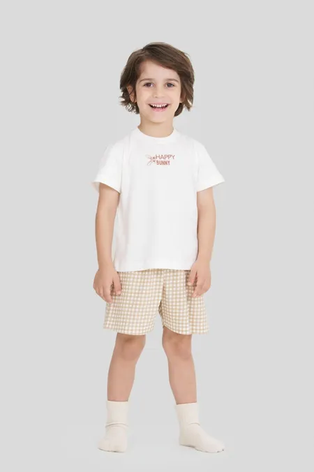 Coleção Doce Conexão - Tal Mãe Tal Filha(o) - Pijama Curto FILHO - Imagem 3